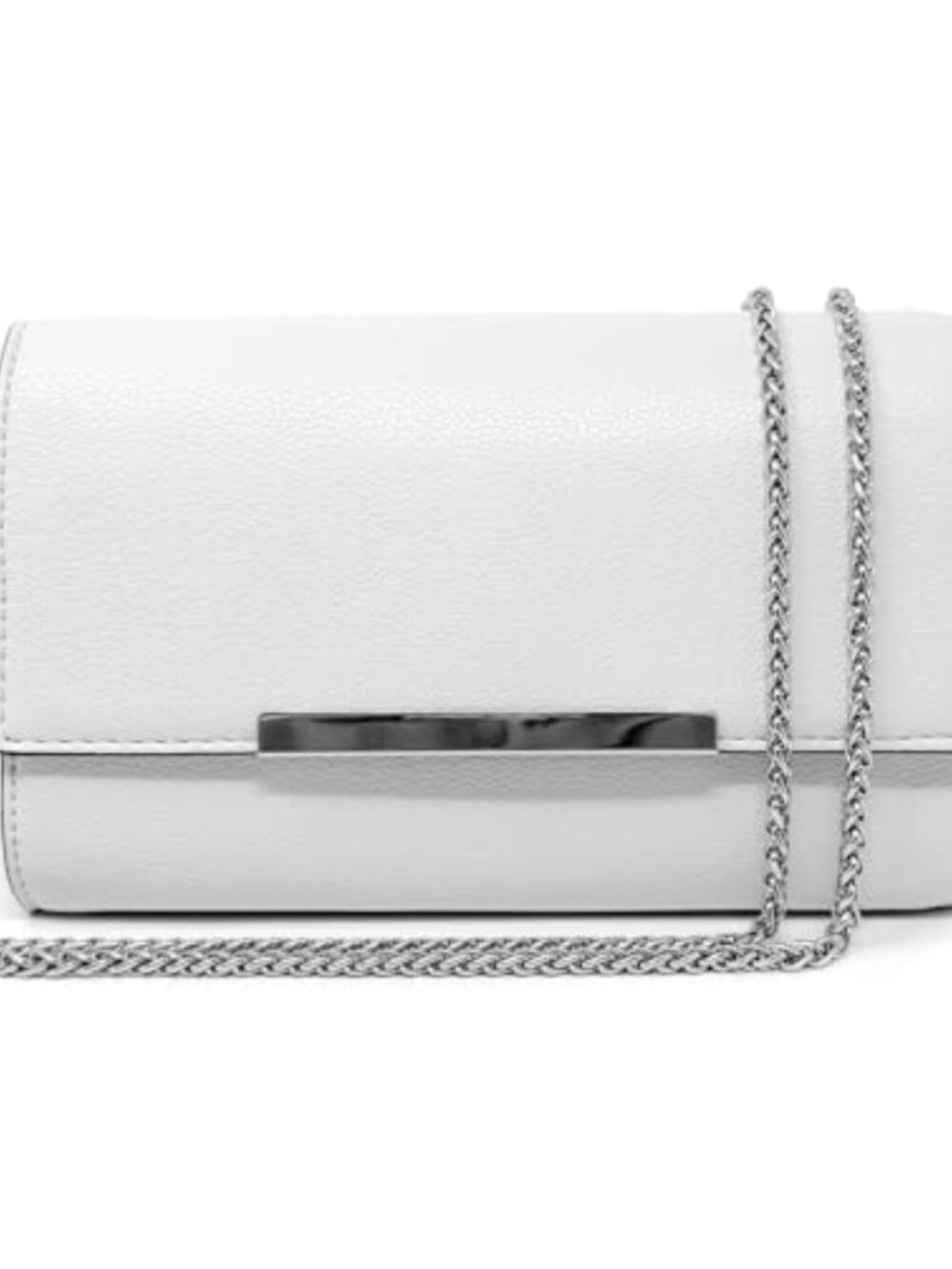 Faux Leather Convertible Clutch Wristlet Crossbody Evening Bag Small